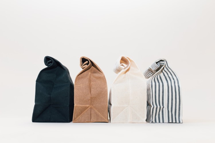 Waxed Canvas Lunch Bags