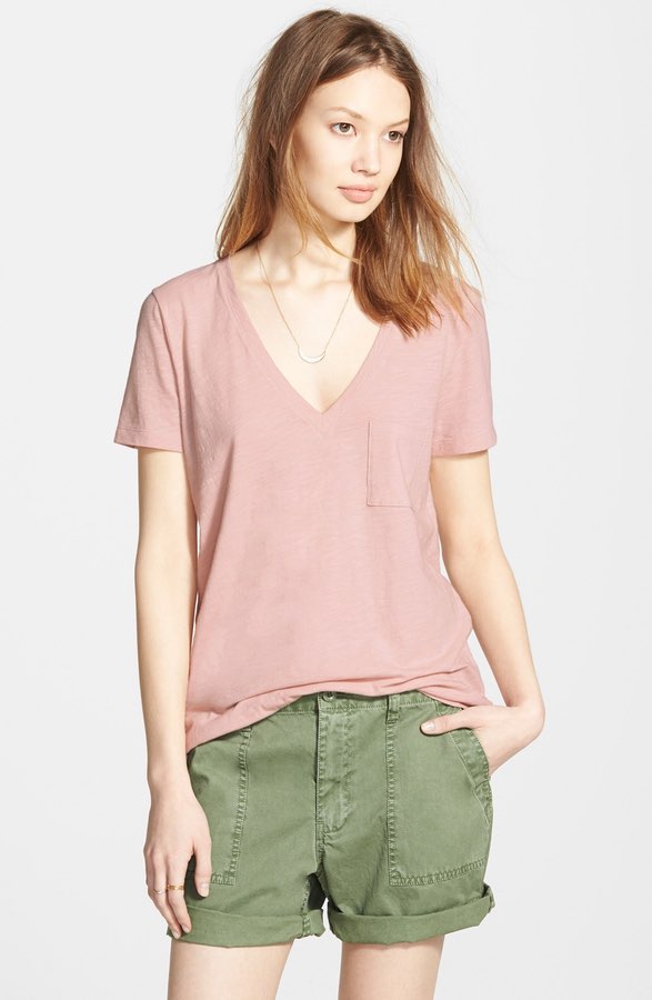 Cotton V-Neck Tee