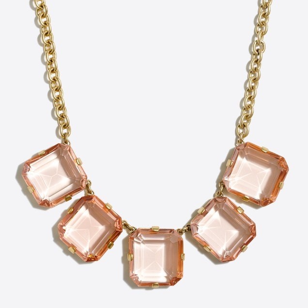 crystal cube necklace