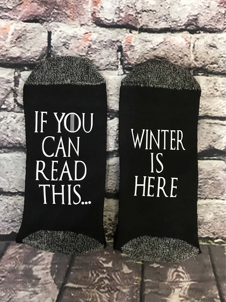 winter is here socks