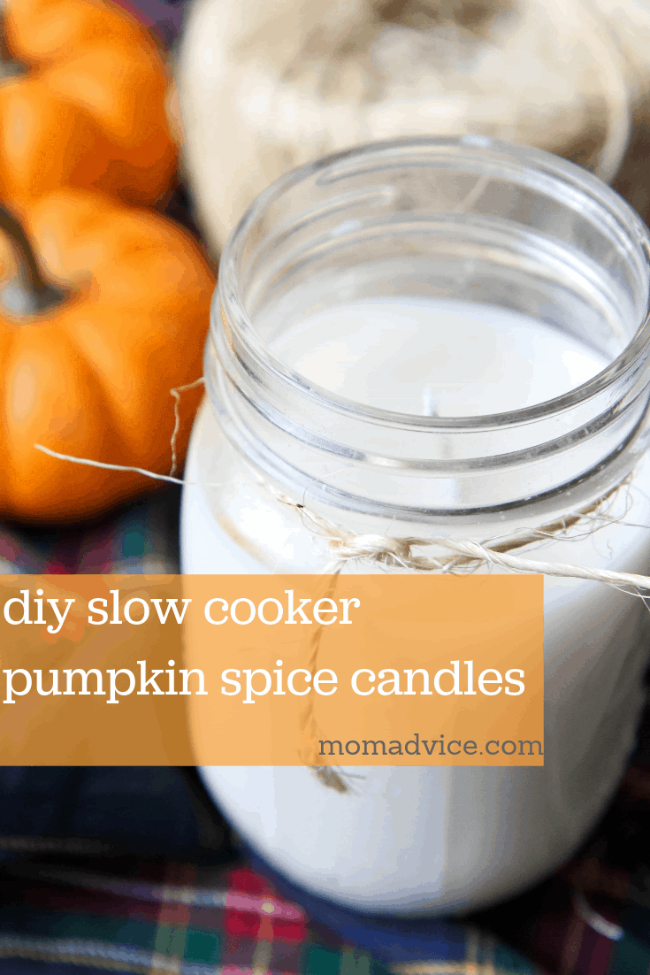 DIY Slow Cooker Pumpkin Spice Candles