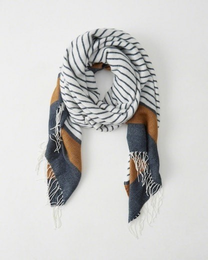 cozy plaid scarf