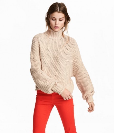 chunky sweater