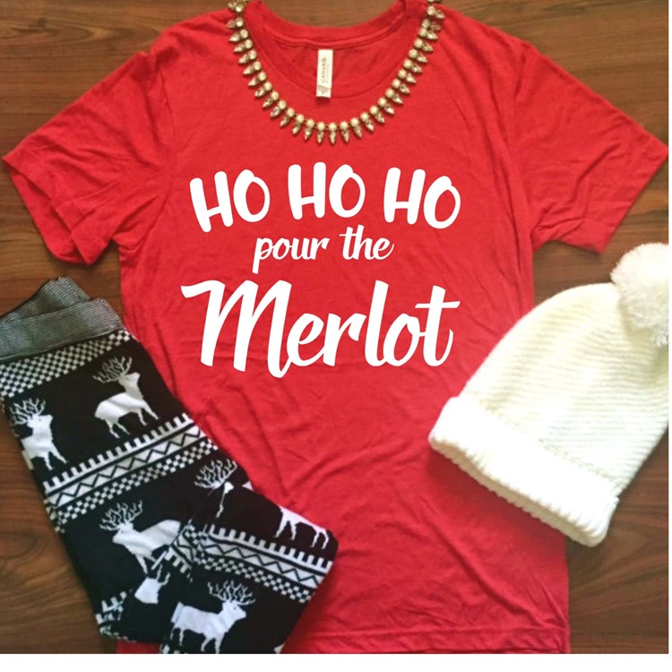 ho ho ho pour the merlot