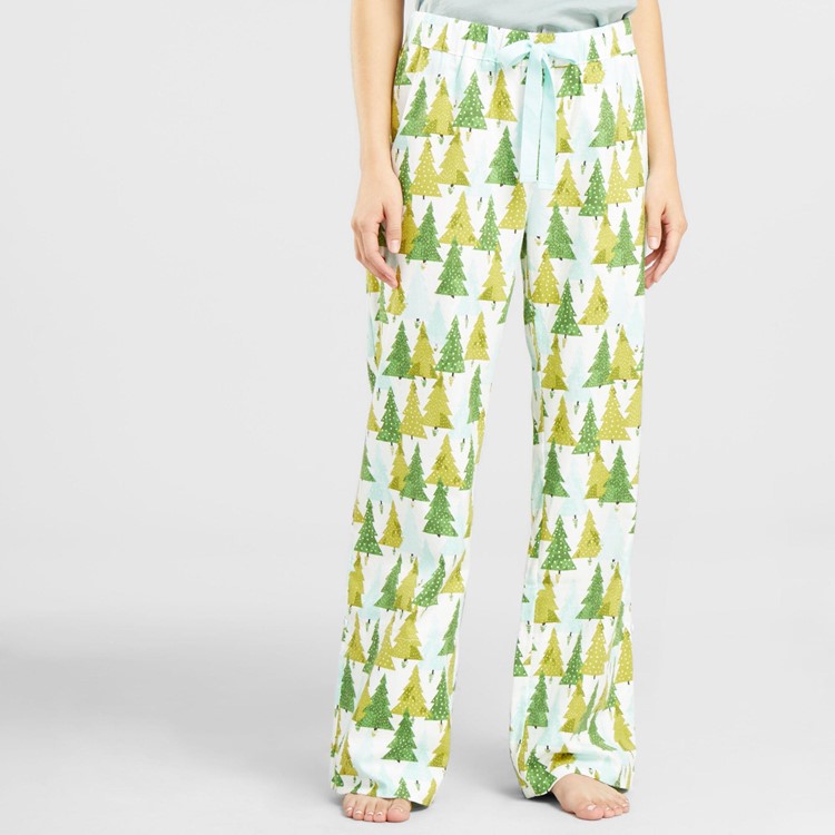 geo trees pajama pants