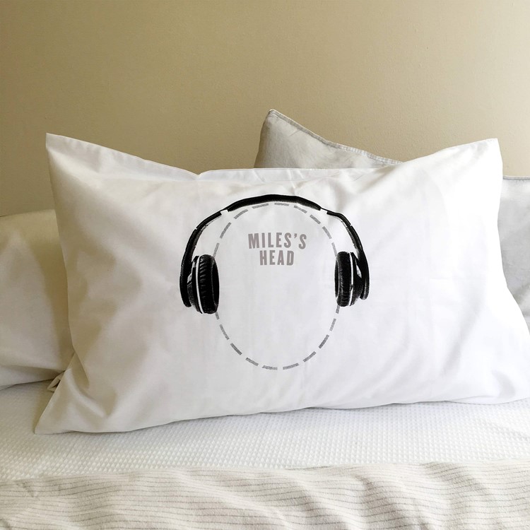 headphones pillowcase