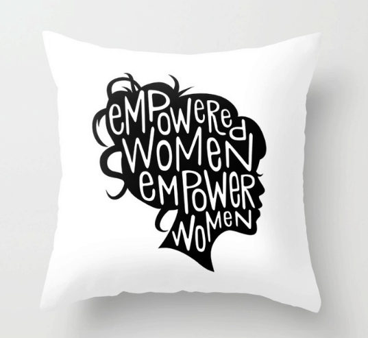 empowered women pillow