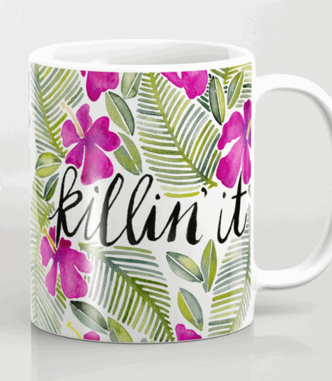 killin it plants mug