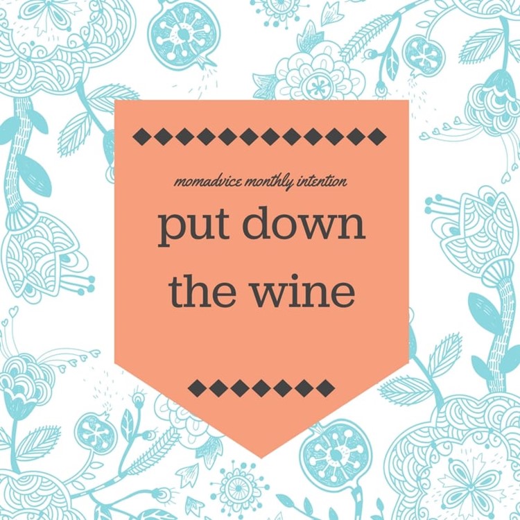 put down the wine challenge from momadvice.com