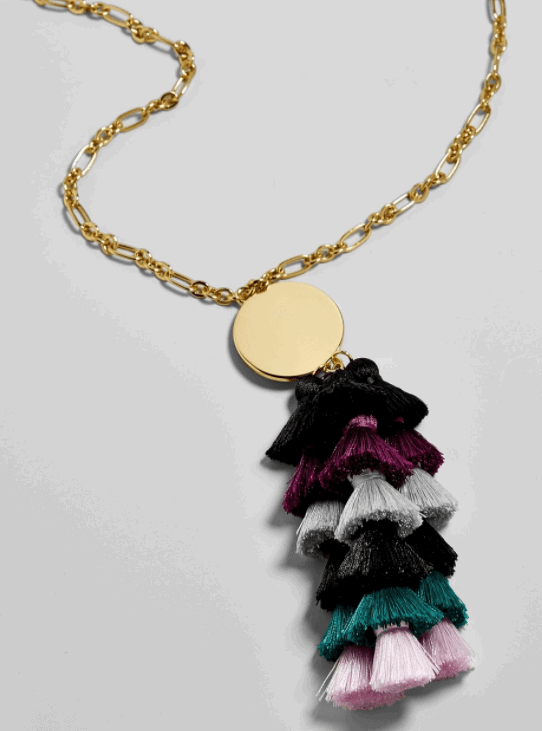 rima tassel necklace