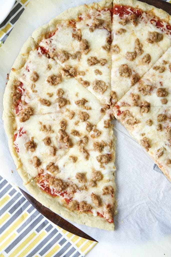 5-ingredient gluten-free pizza crust recipe from MomAdvice.com