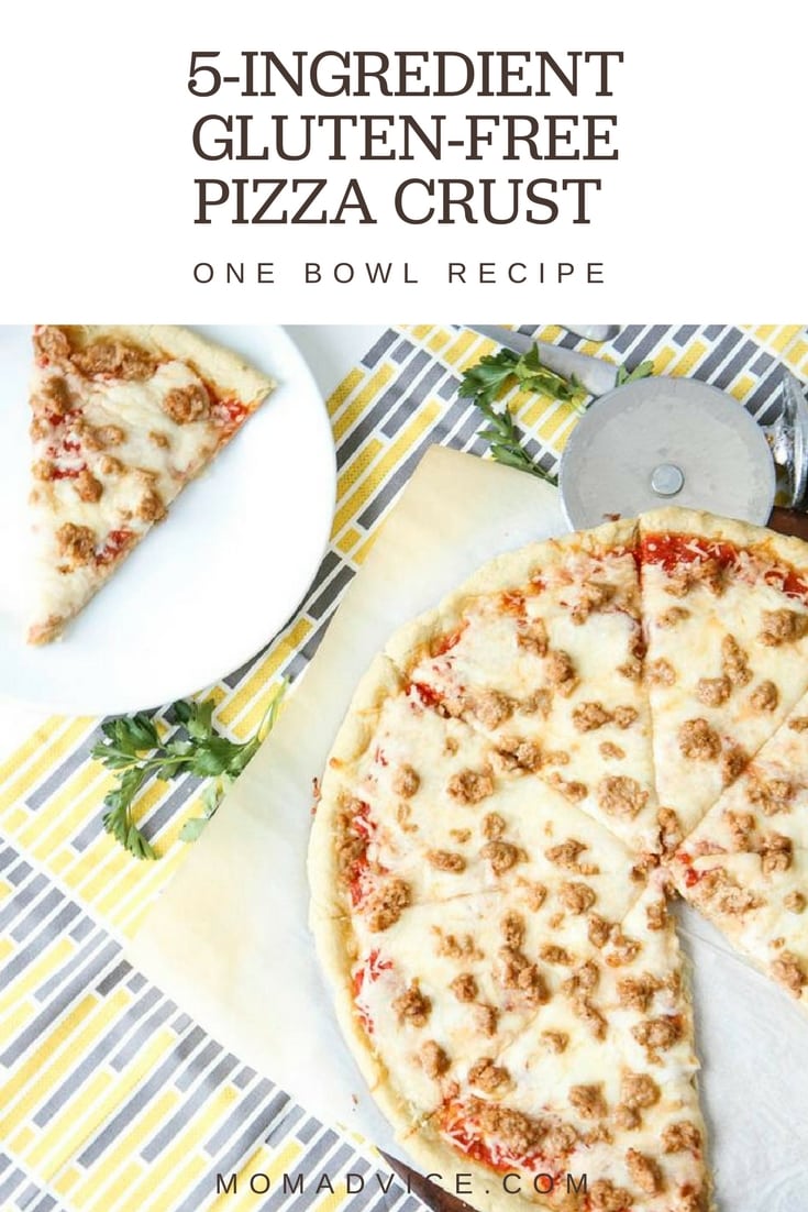 5-ingredient gluten-free pizza crust