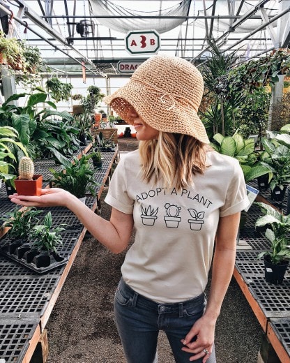 adopted a plant shirt