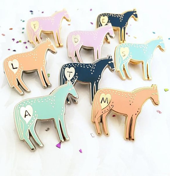 pony pin badges