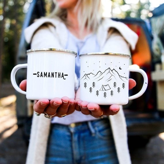 personalized campfire mugs