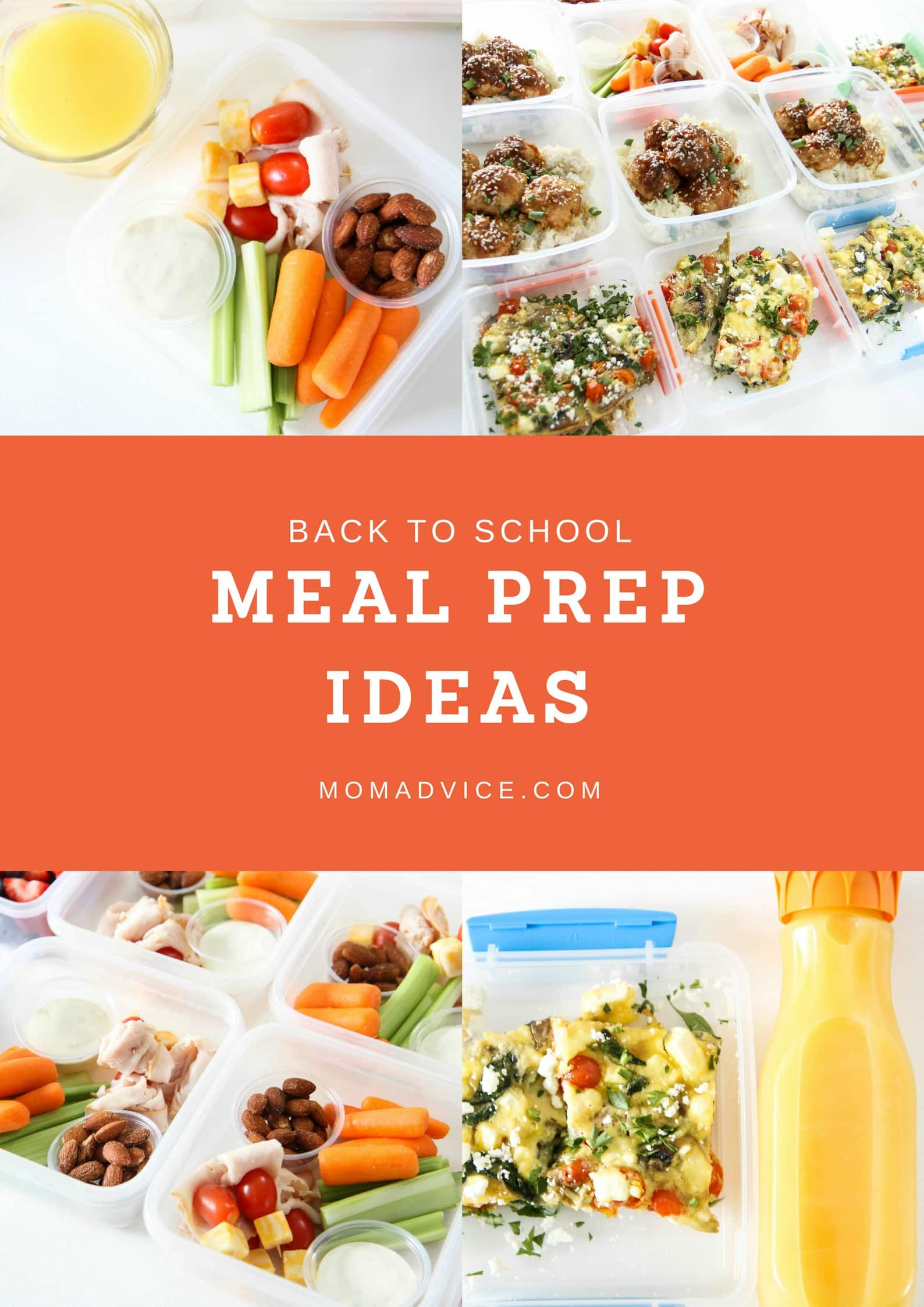 Back to School Meal Prep Ideas from MomAdvice.com