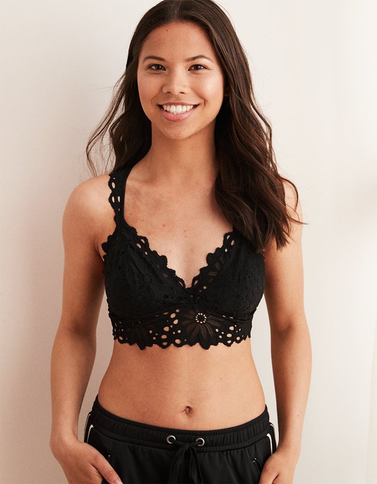 lace padded bralette
