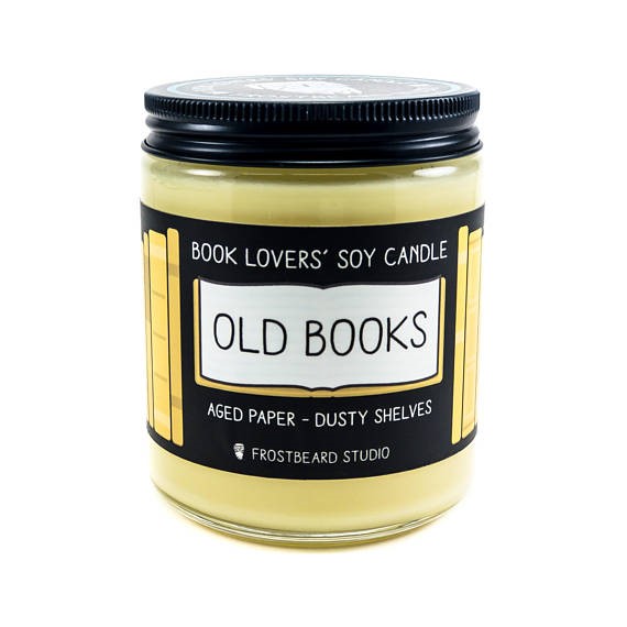 old books candle
