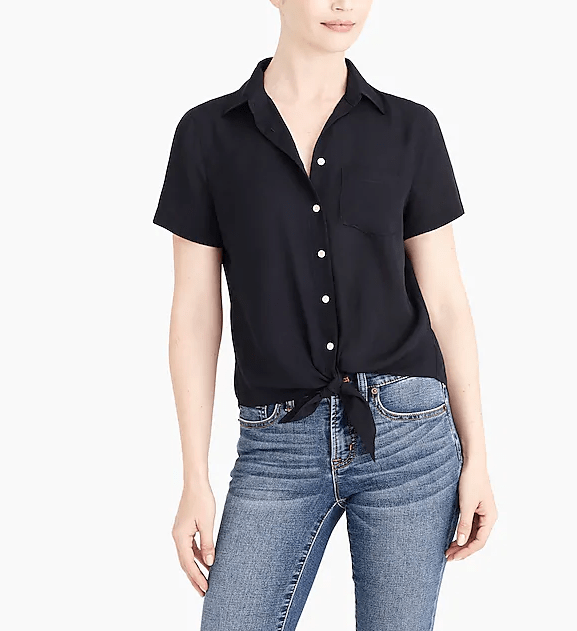 tie waist top