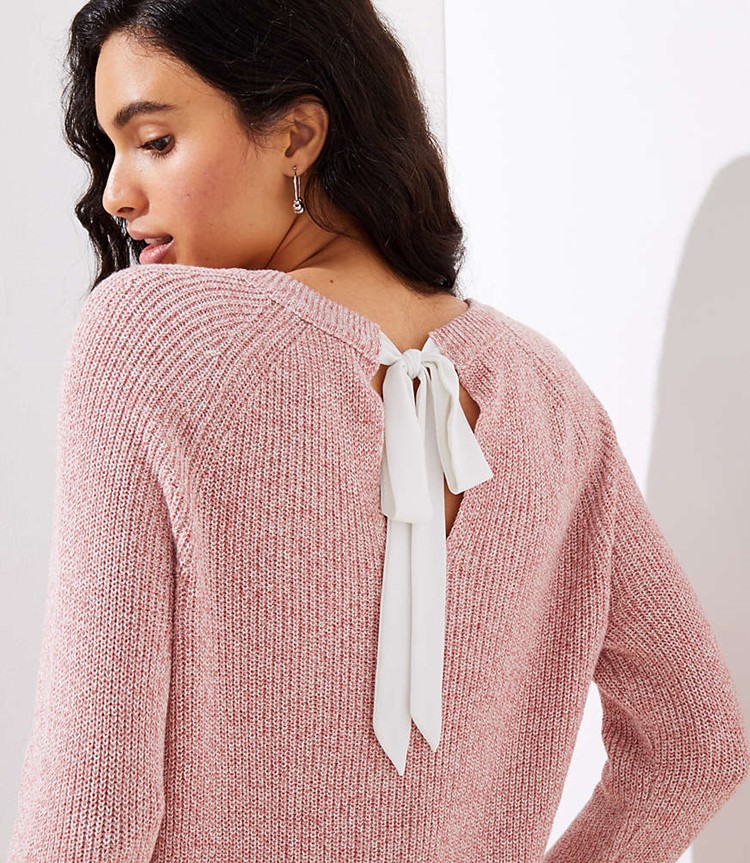 bow back sweater