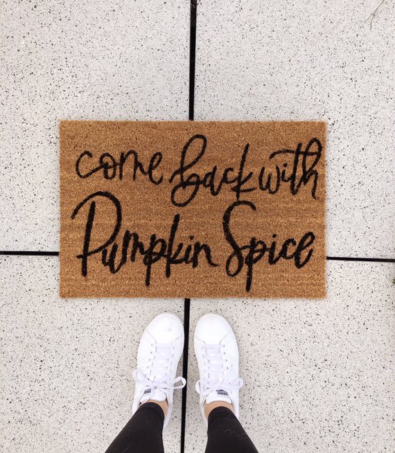 pumpkin spice welcome