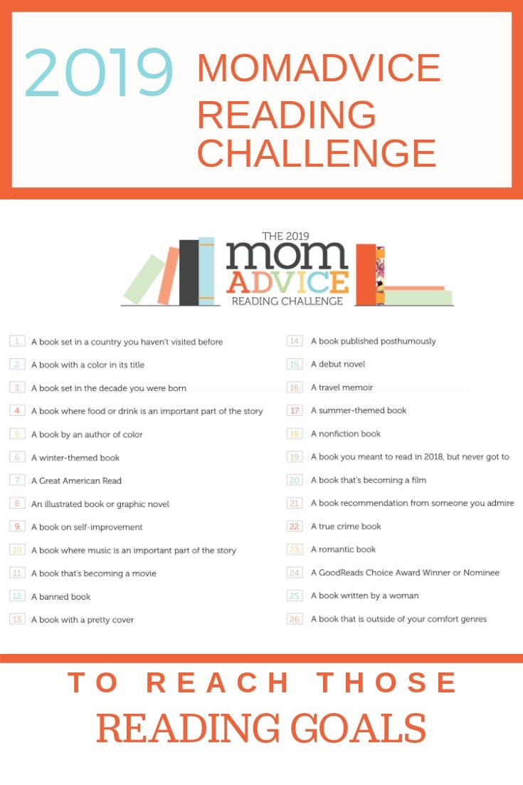 The 2019 MomAdvice Reading Challenge (FREE PRINTABLE)