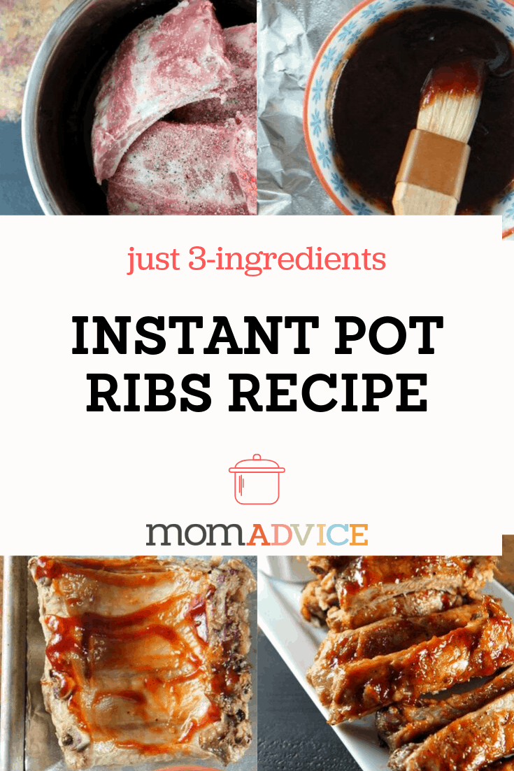 3 Ingredient Instant Pot Ribs from MomAdvice.com