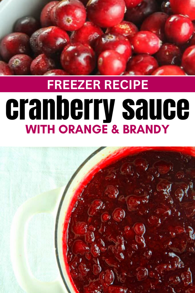 Cranberry Sauce with Orange Juice (FREEZER RECIPE)