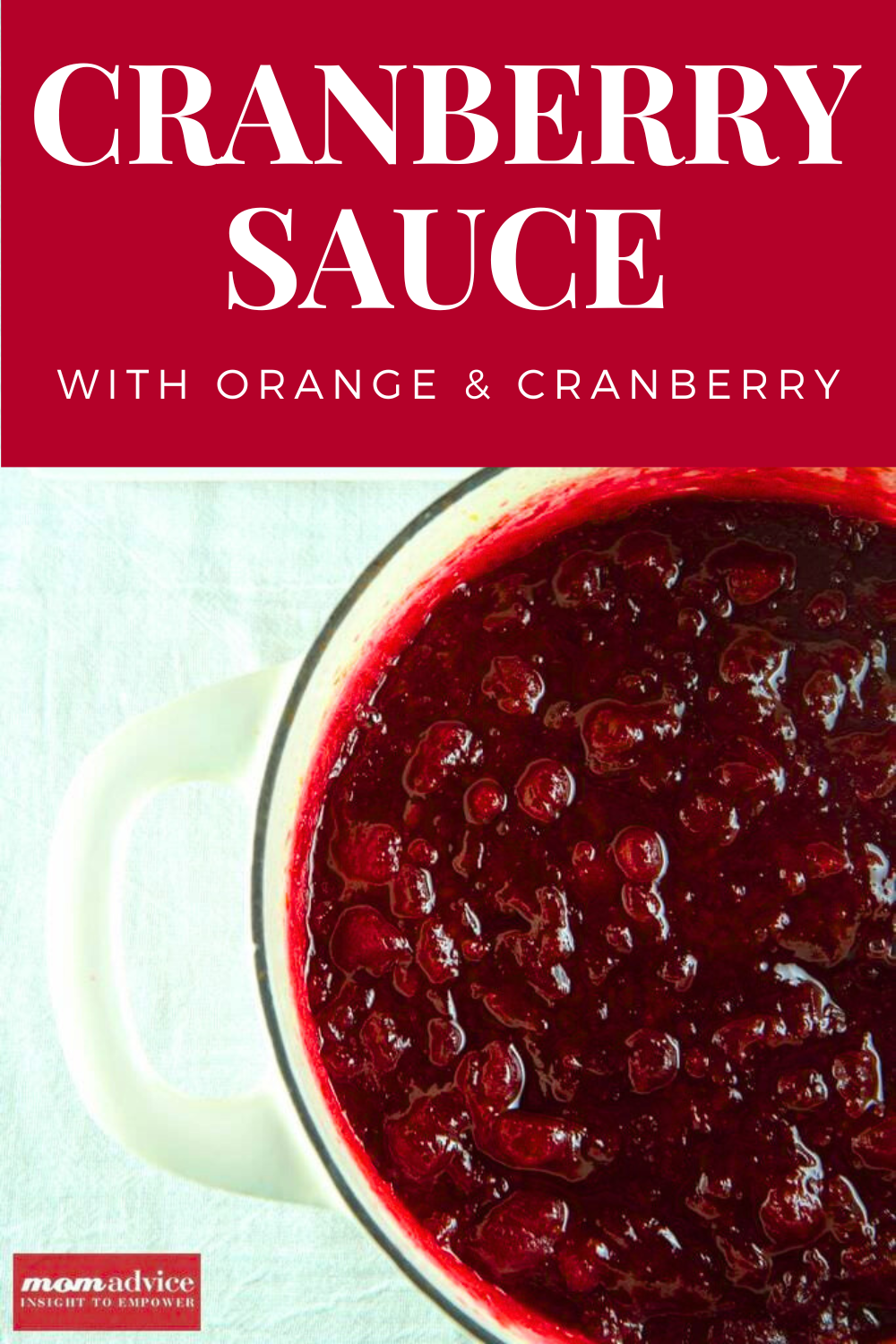 Cranberry Sauce With Orange Juice (So Easy)