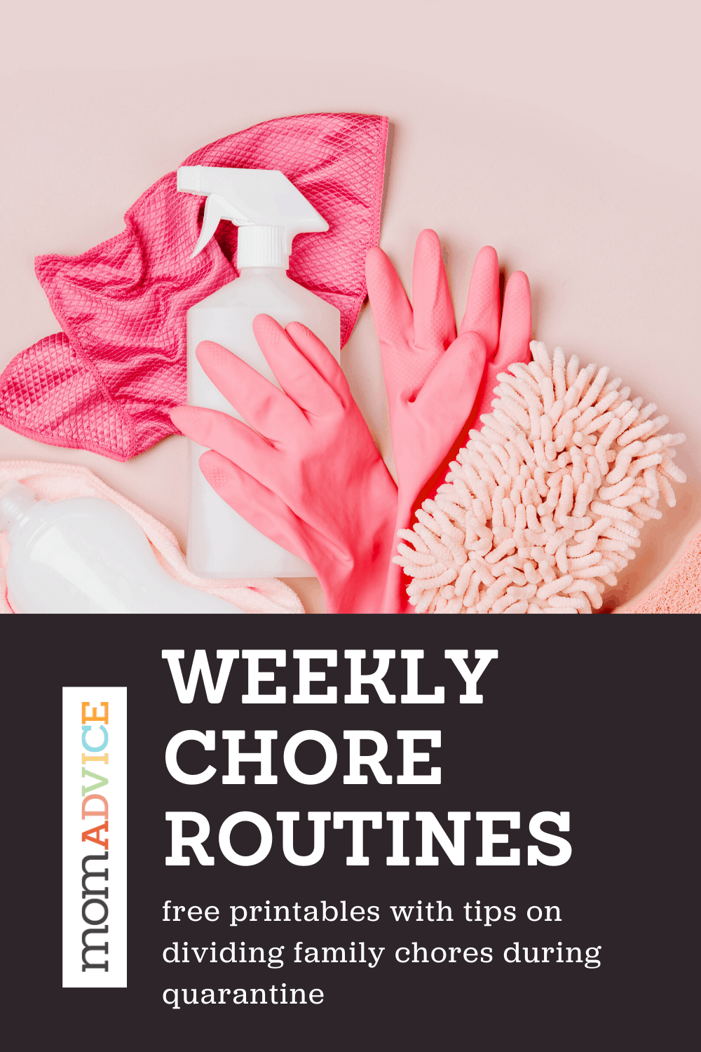 Creating a Weekly Cleaning Routine (Free Printable Charts)