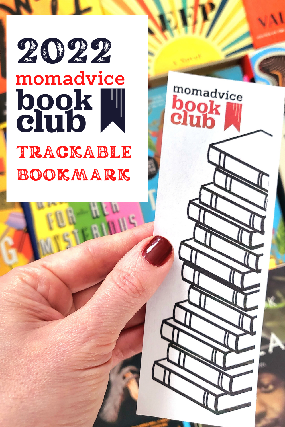 2022 MomAdvice Book Club Tracker Bookmark (FREE DOWNLOAD)