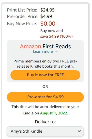 Amazon Prime First Reads 