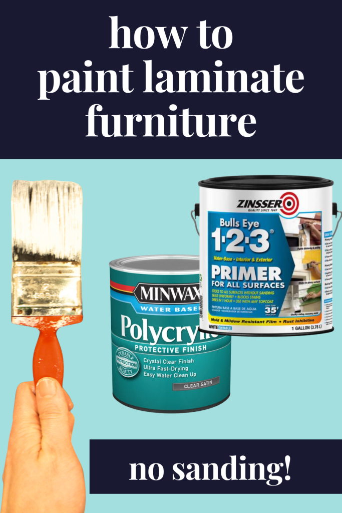 How to Paint Laminate Furniture Without Sanding