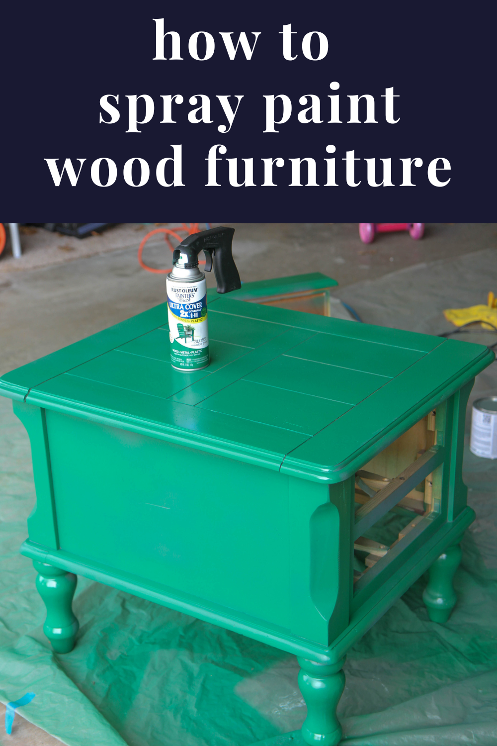 The Spray Painting on Wood Furniture Technique You Need Now