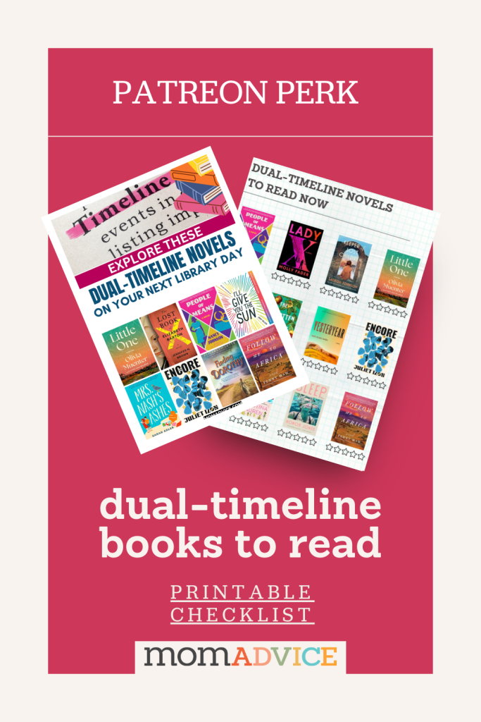 29 Dual-Timeline Books To Read Now from MomAdvice.com