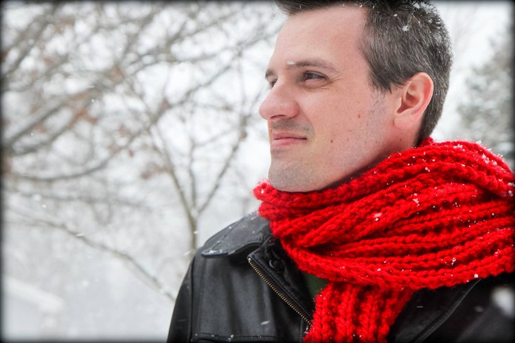 How to Knit the Merci Scarf Pattern for Men from MomAdvice.com