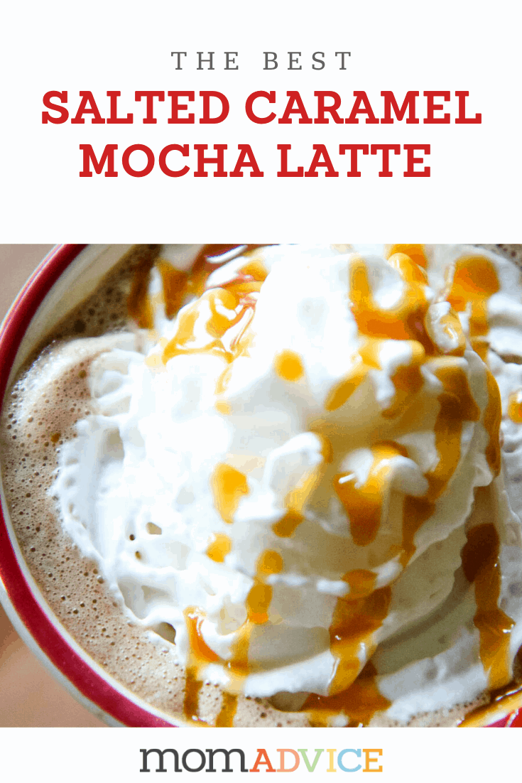Salted Caramel Mocha Latte Recipe from MomAdvice.com