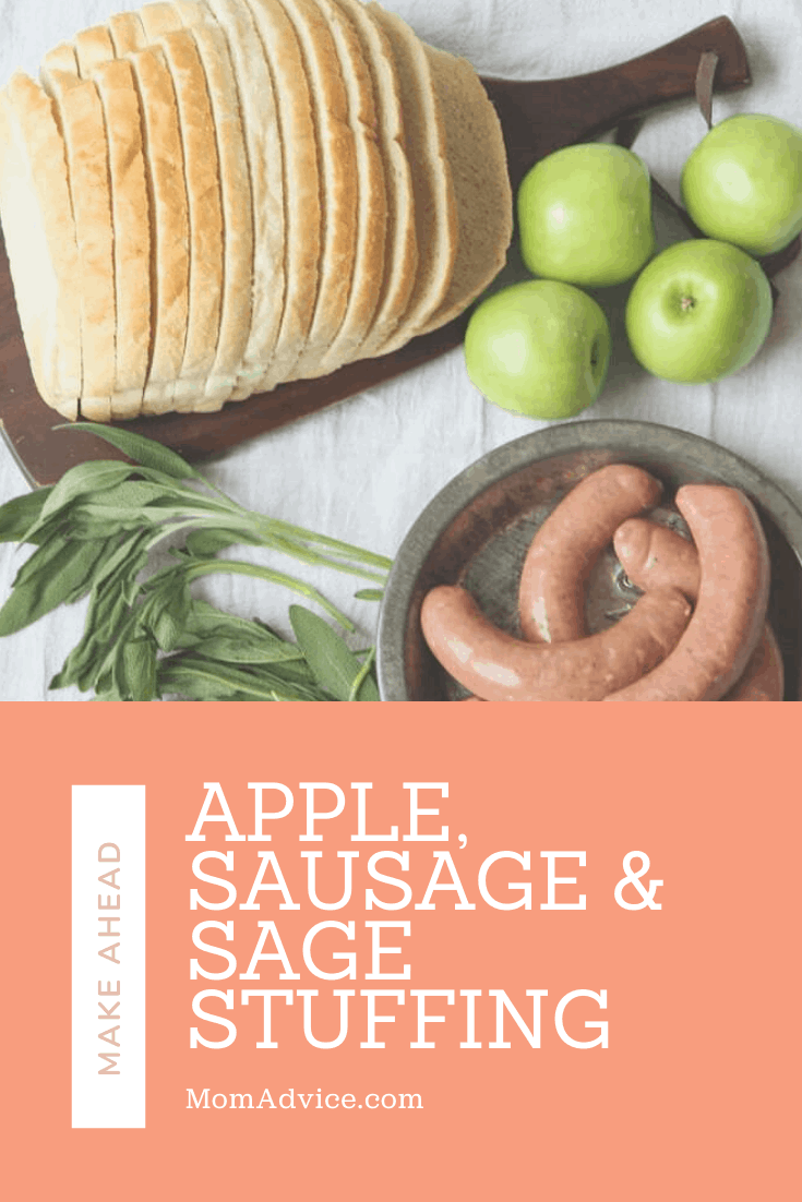 Apple, Sausage & Sage Stuffing MomAdvice.com