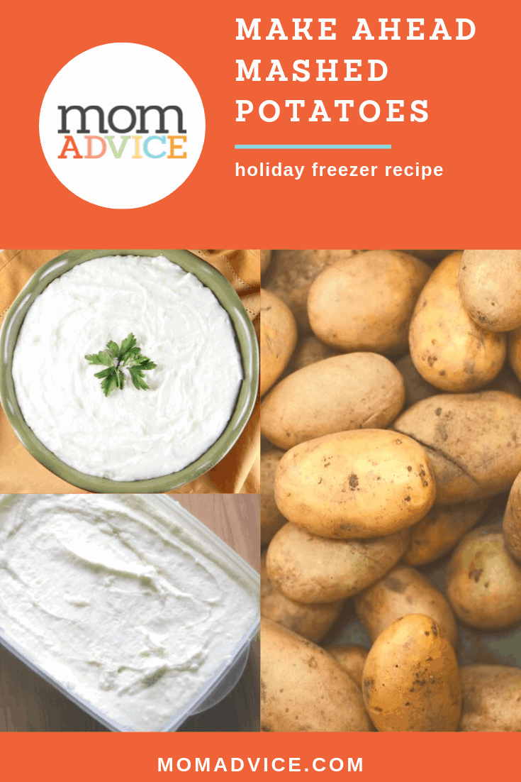 make-ahead holiday mashed potatoes from MomAdvice.com