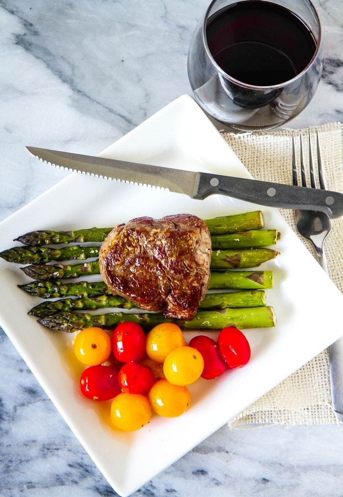 Pan Seared Oven Roasted Steak Recipe Plated