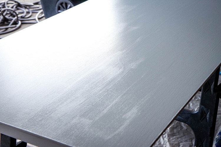 How to Paint a Kitchen Table Poly Coat