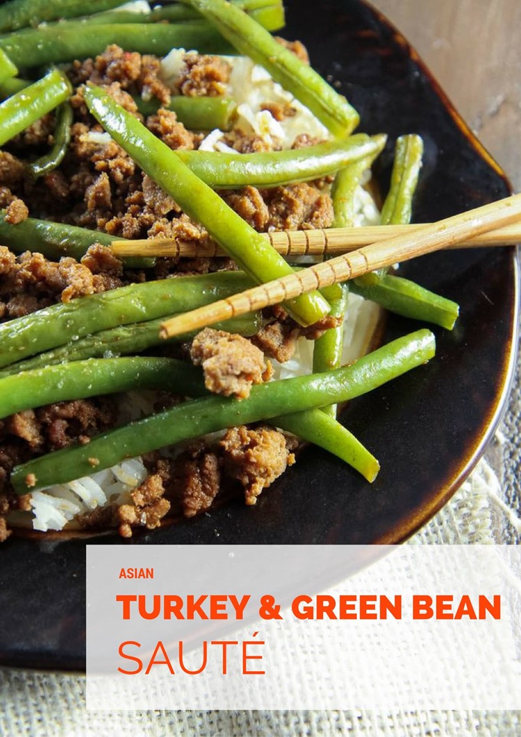 Asian Turkey & Green Bean Saute MomAdvice.com