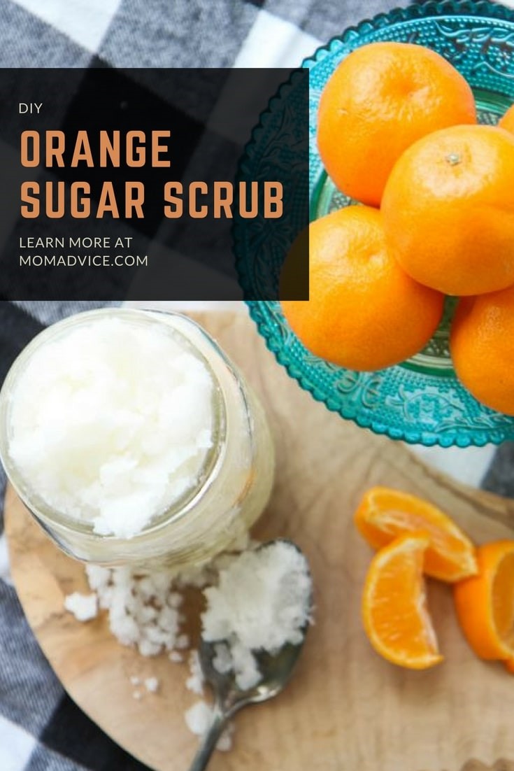 DIY Orange Sugar Scrub from MomAdvice.com