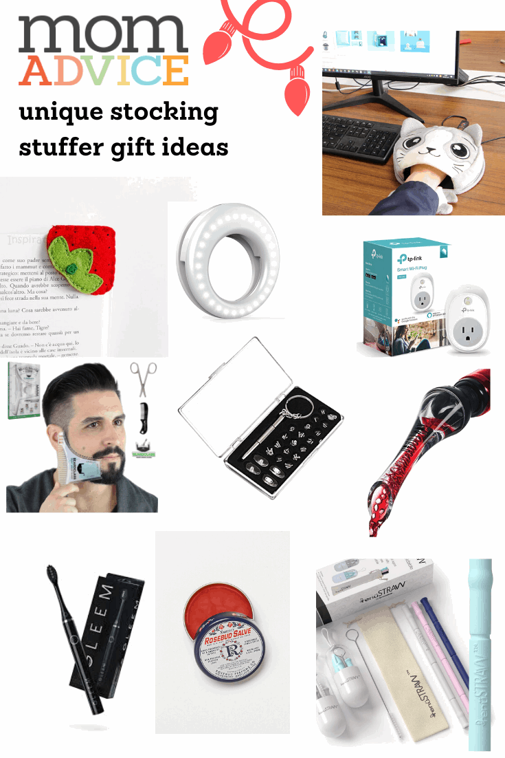 100 Unique Stocking Stuffers Gift Guide from MomAdvice.com