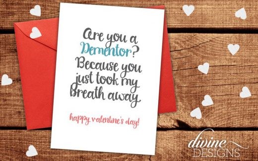 Dementor Took My Breath Away Valentine's Day Card