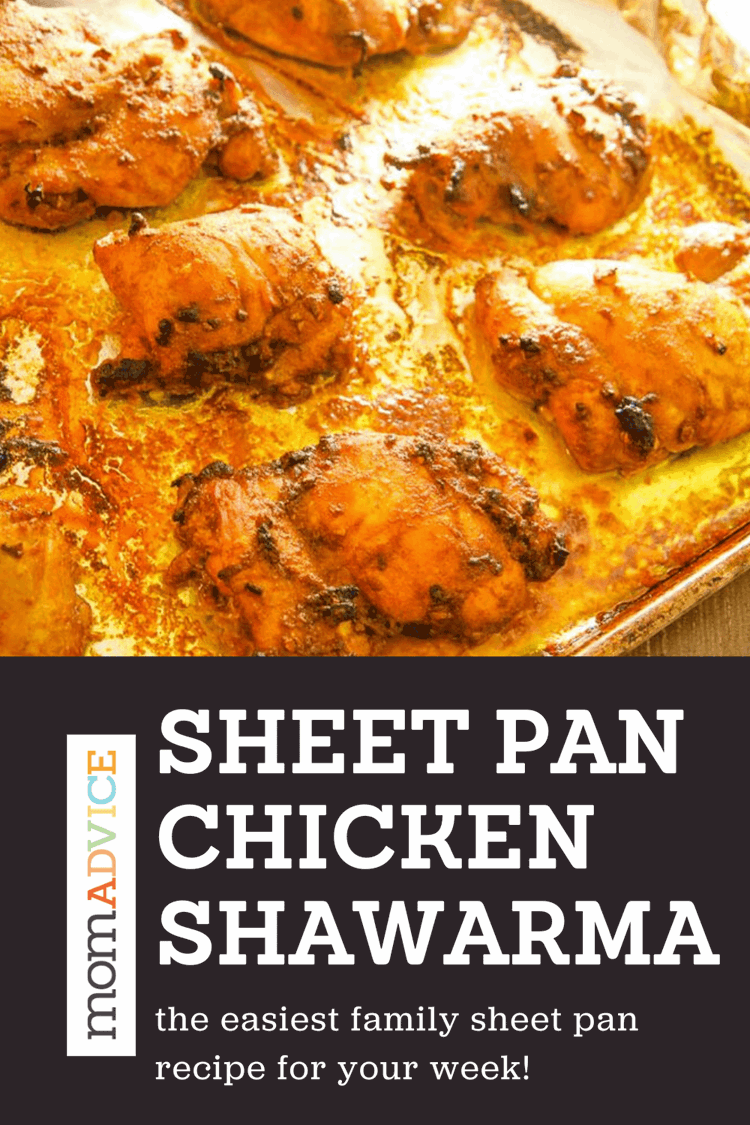 Chicken Shawarma Sheet Pan Meal